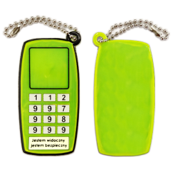 Zawieszka odblaskowa miękka - Telefon komórkowy