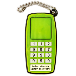 Reflective soft pendant - mobile phone