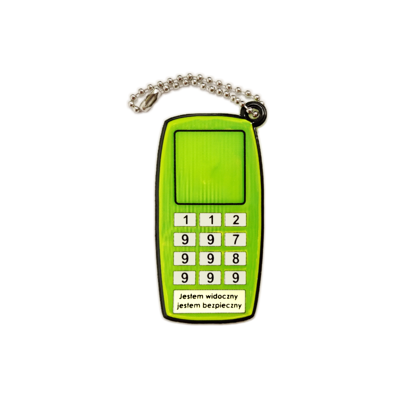 Zawieszka odblaskowa miękka - Telefon komórkowy