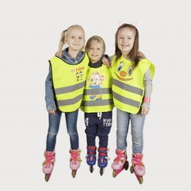 Kamizelka odblaskowa dla dzieci K203 UŚMIECH