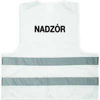 Adult High Vis Vest W-YG801  - white
