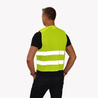 Reflektierende Netzweste für Erwachsene YoYo-201/2P/Ż/S - gelbe