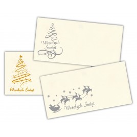 Envelopes DL Ivory for Christmas (500 pcs)