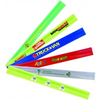 50 pcs with colorful print  - reflective snapband