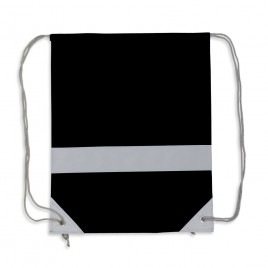 worko-plecak odblaskowy dla dzieci - czarny