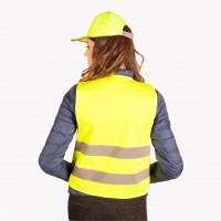Kamizelka odblaskowa dla dorosłych VEST 2 - żółta