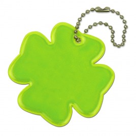 Soft reflector on chain / snap hook – clover ZM-17