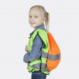 Kamizelka odblaskowa dla dzieci K203 KID - zielone