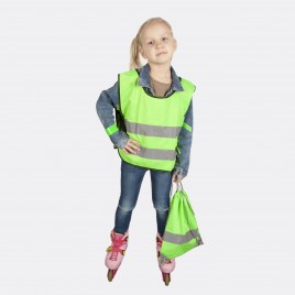 Kamizelka odblaskowa dla dzieci K203 KID - zielona