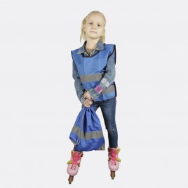 Kamizelka odblaskowa dla dzieci K203 KID - niebieskie