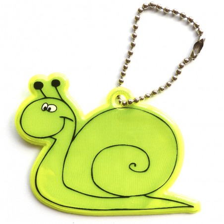 Reflektierender weicher Anhänger - gelbe Schnecke