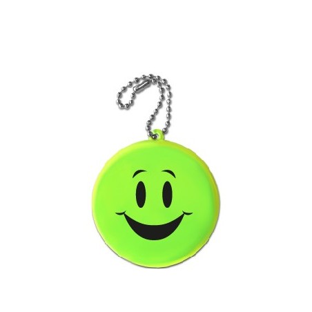 Yellow smile circle - soft pendant