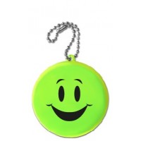 Yellow smile circle - soft pendant