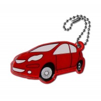 Reflektierender weicher Anhänger - rotes Auto