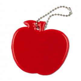 Soft reflector on chain / snap hook apple