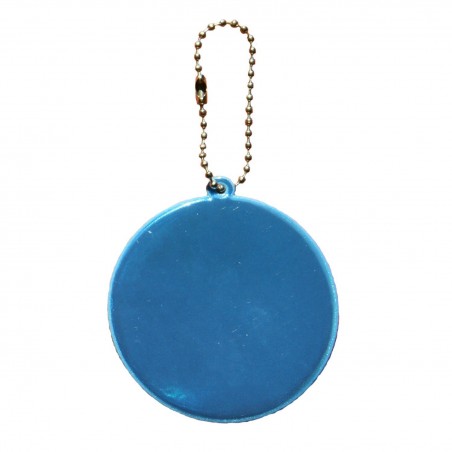 Zawieszka odblaskowa miękka - Koło niebieskie