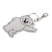 BEARY reflective keyring