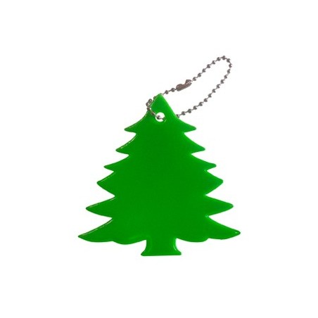 Reflective pendant CHRISTMAS TREE - Christmas print!