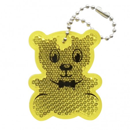 Zawieszka twarda Misiek żółty