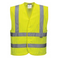 Warning mesh vest C370 yellow