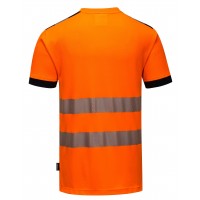 T-Shirt ostrzegawczy CE T181 pomarańczowy