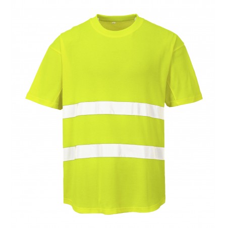 Mesh T-Shirt CE C394 żółty