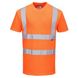 T-shirt ostrzegawczy CE RIS RT23 pomarańczowy