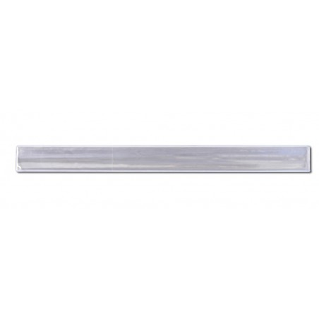 Reflektierendes Schnappband - silber