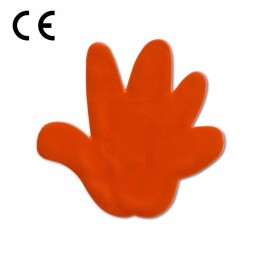 Светоотражающая наклейка "Ладошка" (оранжевая)