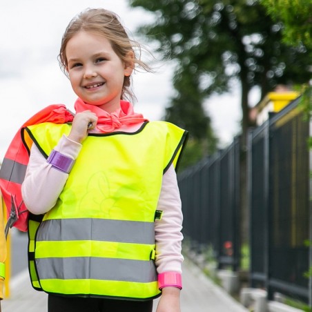Kamizelka odblaskowa dla dzieci K203 KID - żółta