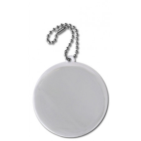 Soft reflector on chain / snap hook wheel