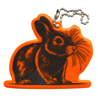 copy of М'який відбивний кулон - екскаватор