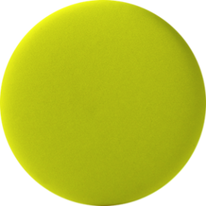 Odblaskowy button reklamowy - żółty