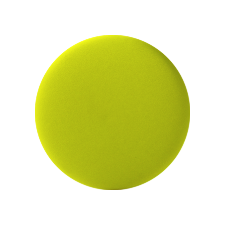 Odblaskowy button reklamowy - żółty