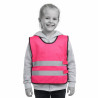 Kamizelka odblaskowa dla dzieci K203 KID - różowa