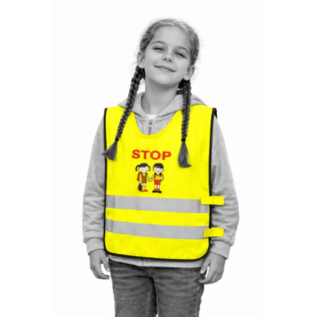 High Vis Vest for children YoYo-K203 STOP-1
