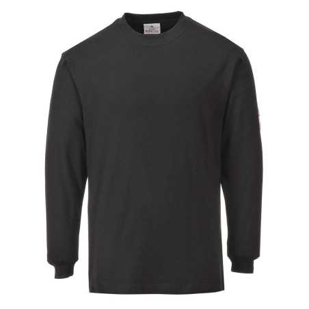 Trudnopalny i antystatyczny t-shirt z długim rękawem Modaflame