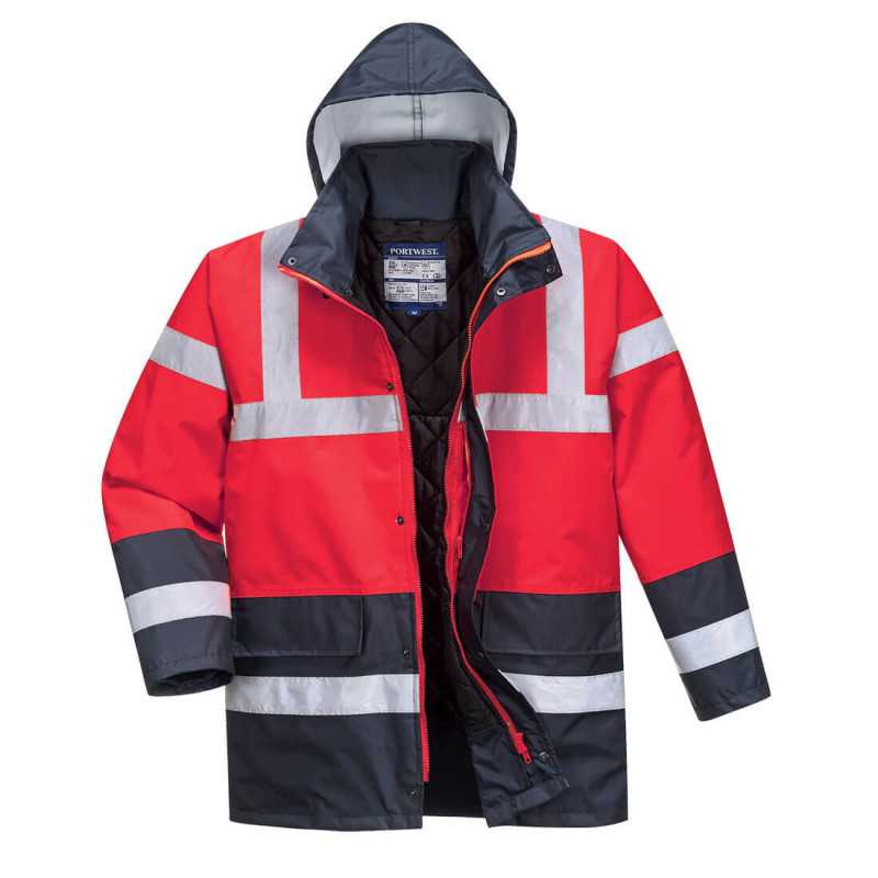Kurtka Hi-Vis ocieplana EN 342 -36°C, EN ISO 20471 | Kamdo