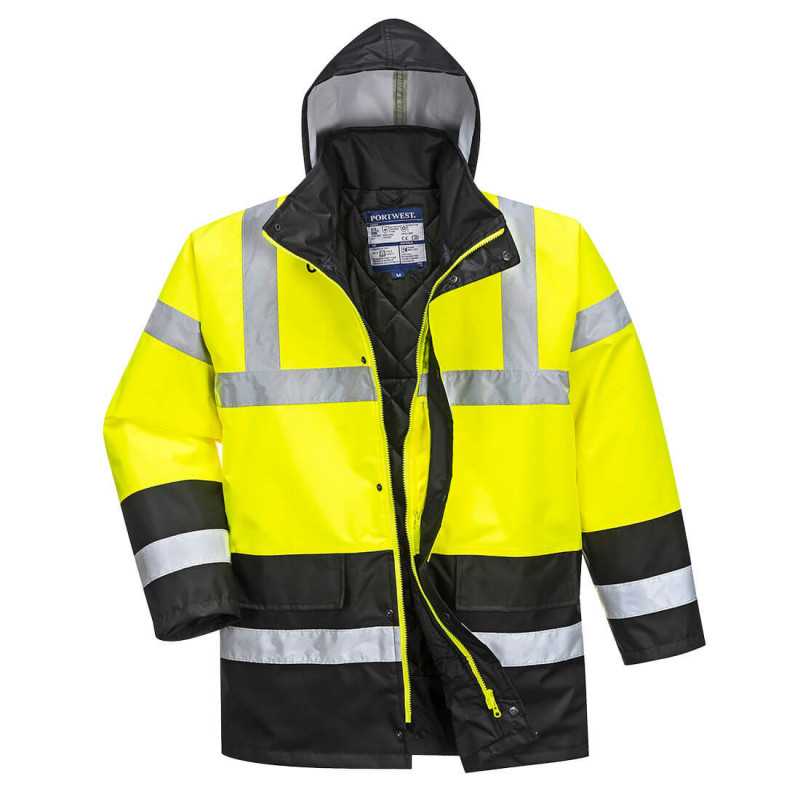 Kurtka Hi-Vis ocieplana EN 342 -36°C, EN ISO 20471 | Kamdo