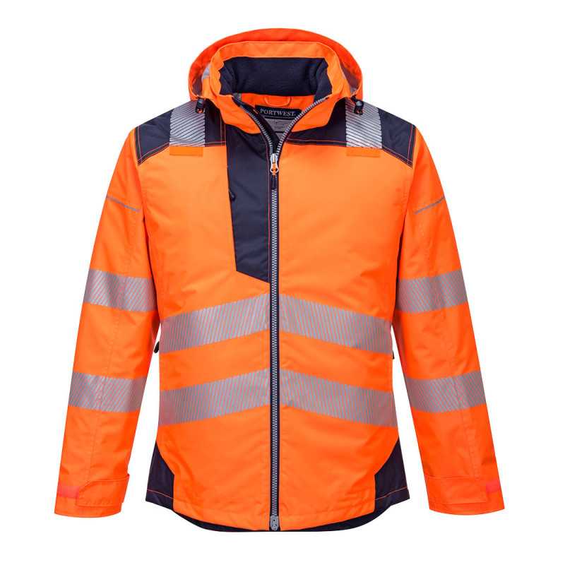 Kurtka zimowa Hi-Vis PW3 EN 342 -40°C, EN ISO 20471 | Kamdo