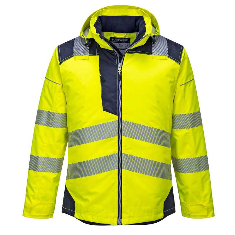 Kurtka zimowa Hi-Vis PW3 EN 342 -40°C, EN ISO 20471 | Kamdo