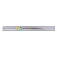 Reflective snapband - silver