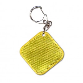Rigid reflector on a chain / snap hook - square ZT-9