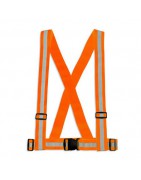 Reflective braces for adults - cyclists and motorcyclists